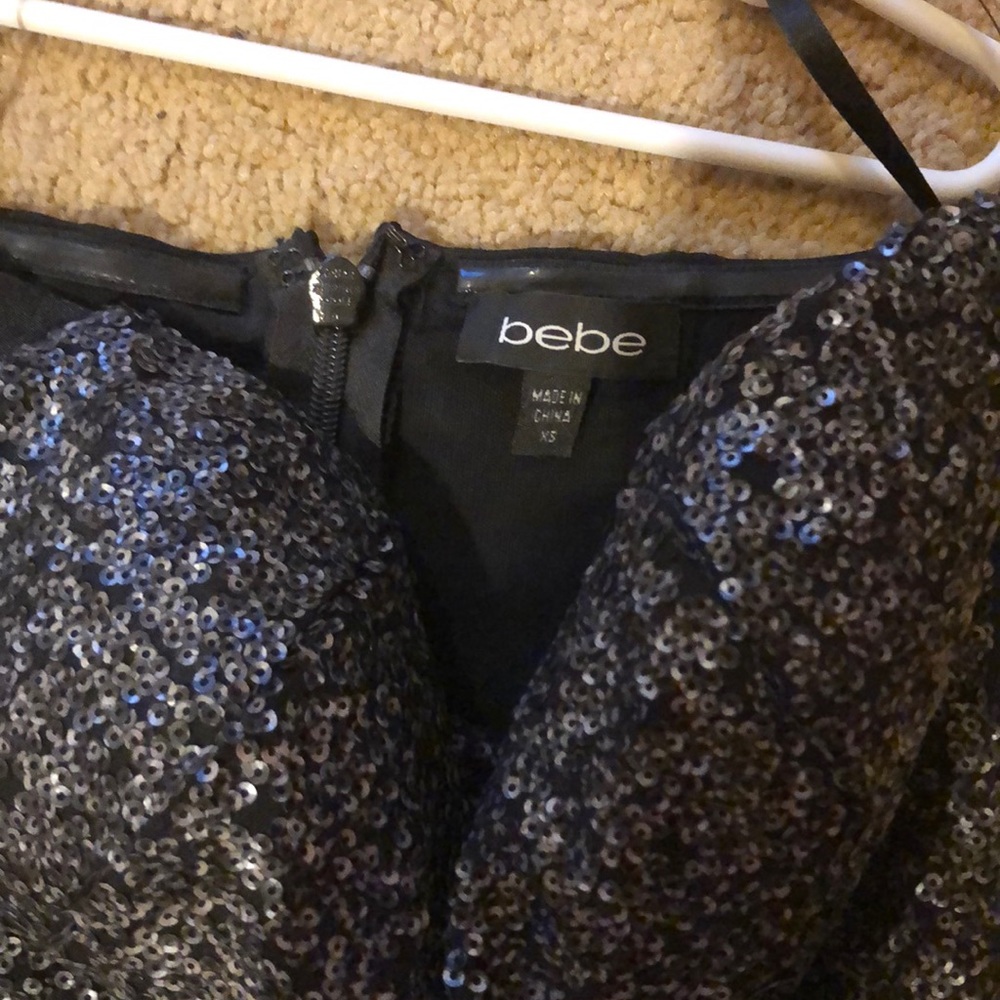Bebe black strapless dress never worn